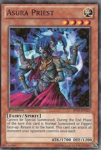 Asura Priest - BP01-EN125 - Starfoil Rare - 1st Edition available at 401 Games Canada