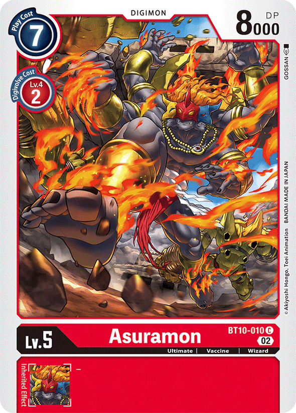 Asuramon - BT10-010 - Common available at 401 Games Canada