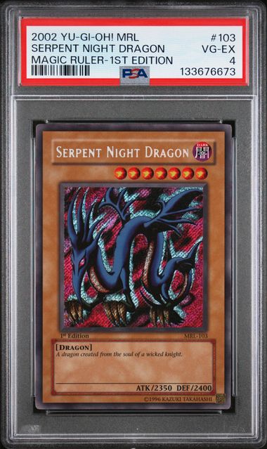 Serpent Night Dragon (103) - MRL 1st Edition - Secret Rare - VG-EX 4