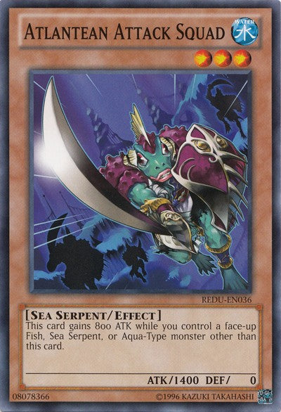 Atlantean Attack Squad - REDU-EN036 - Common - Unlimited available at 401 Games Canada