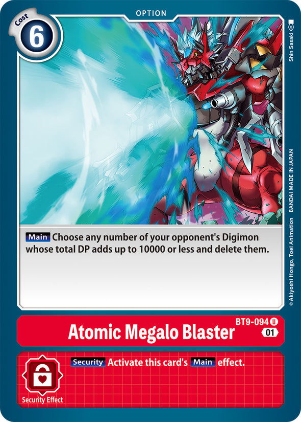 Atomic Megalo Blaster - BT9-094 - Uncommon available at 401 Games Canada