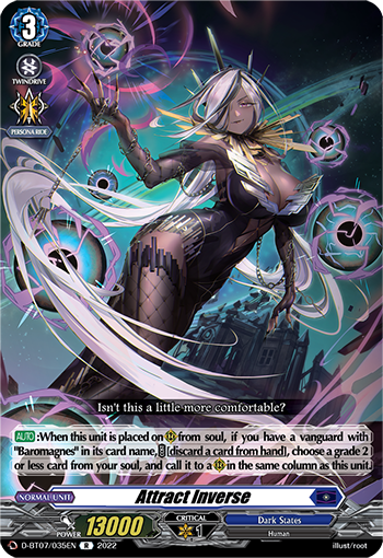 Attract Inverse - D-BT07/035 - Rare available at 401 Games Canada