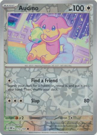 Audino - 173/197 - Common - Reverse Holo available at 401 Games Canada