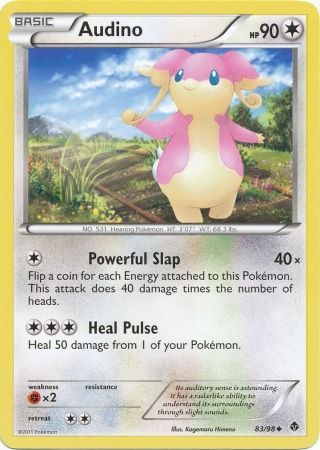 Audino - 83/98 - Uncommon available at 401 Games Canada