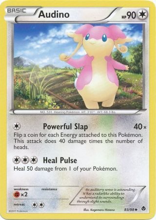 Audino - 83/98 - Uncommon available at 401 Games Canada