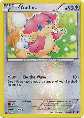 Audino - 85/101 - Uncommon - Reverse Holo available at 401 Games Canada