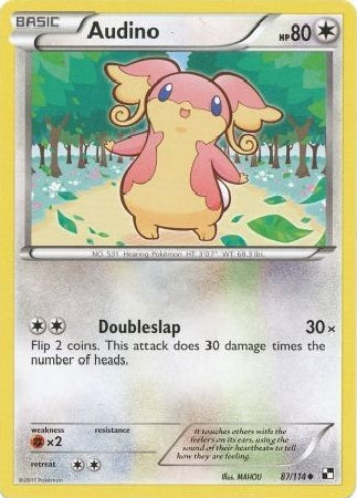 Audino - 87/114 - Uncommon available at 401 Games Canada