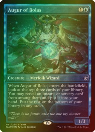 Augur of Bolas - FNM Promo (PWAR) (Foil)