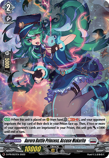 Aurora Battle Princess, Accuse Makarite (Foil) - D-PR/057EN - PR available at 401 Games Canada