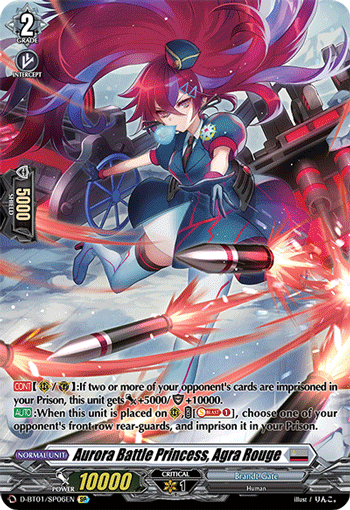 Aurora Battle Princess, Agra Rouge - D-BT01/SP06 - SP available at 401 Games Canada