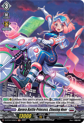 Aurora Battle Princess, Chasing Neer - D-BT04/H26 - Holo Rare available at 401 Games Canada