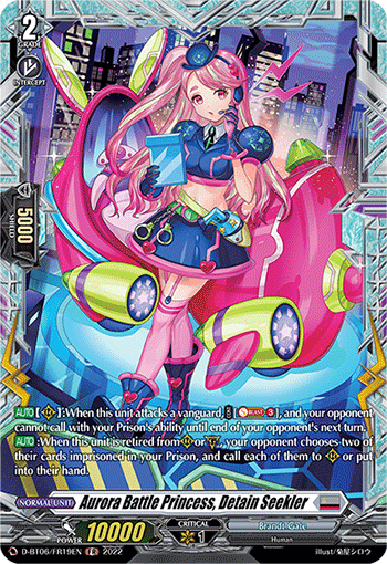 Aurora Battle Princess, Detain Seekler - D-BT06/FR19 - Frame Rare available at 401 Games Canada