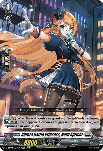 Aurora Battle Princess, Horn Apricot - D-SS02/024 - Double Rare available at 401 Games Canada