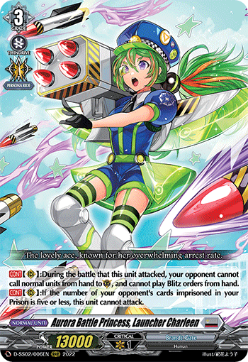 Aurora Battle Princess, Launcher Charleen - D-SS02/006 - Triple Rare available at 401 Games Canada