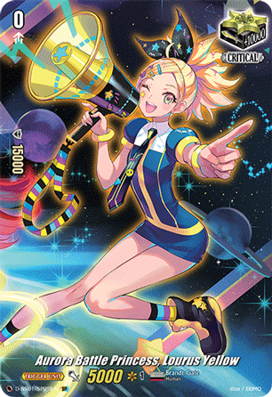 Aurora Battle Princess, Lourus Yellow - D-SS01/SP29 - SP available at 401 Games Canada