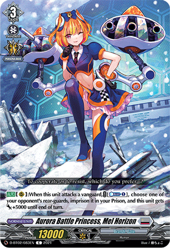 Aurora Battle Princess, Mel Horizon - D-BT02/083 - Common available at 401 Games Canada