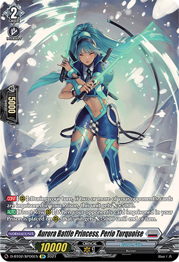 Aurora Battle Princess, Perio Turquoise - D-BT02/SP06 - SP available at 401 Games Canada