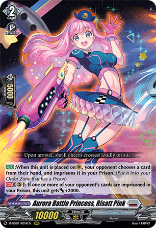 Aurora Battle Princess, Risatt Pink - D-SS01/024 - Triple Rare available at 401 Games Canada