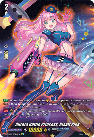 Aurora Battle Princess, Risatt Pink - D-SS01/SP26 - SP available at 401 Games Canada