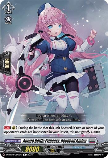 Aurora Battle Princess, Roudend Azalea - D-BT02/090 - Common available at 401 Games Canada