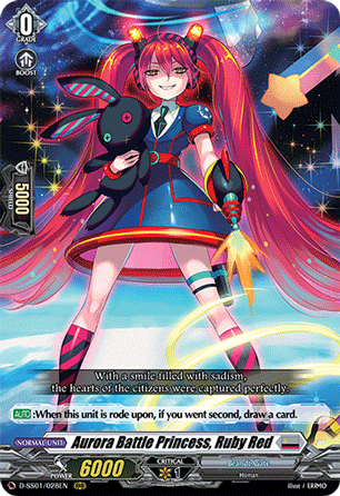 Aurora Battle Princess, Ruby Red - D-SS01/028 - Triple Rare available at 401 Games Canada