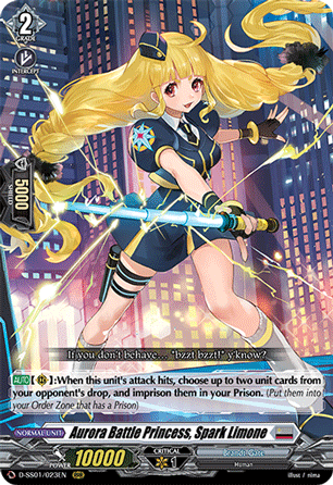 Aurora Battle Princess, Spark Limone - D-SS01/023 - Triple Rare available at 401 Games Canada