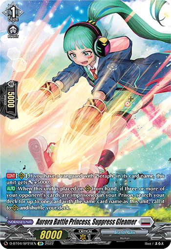 Aurora Battle Princess, Suppress Gleamer - D-BT04/SP24 - SP available at 401 Games Canada