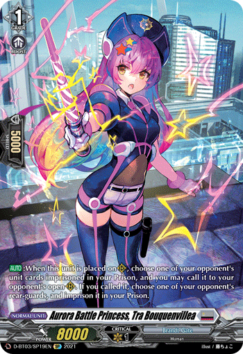 Aurora Battle Princess, Tra Bouquenvillea - D-BT03/SP19 - SP available at 401 Games Canada
