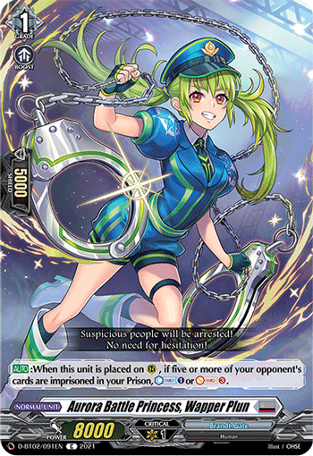 Aurora Battle Princess, Wapper Plun - D-BT02/091 - Common available at 401 Games Canada