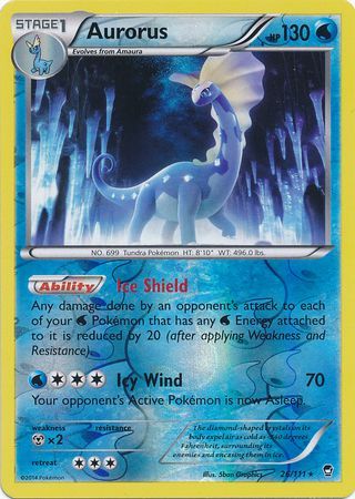 Aurorus - 26/111 - Rare - Reverse Holo available at 401 Games Canada