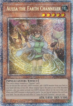 Aussa the Earth Channeler - POTE-EN032 - Starlight Rare - 1st Edition available at 401 Games Canada