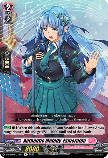 Authentic Melody, Esmeralda - D-LBT02/035 - Rare available at 401 Games Canada