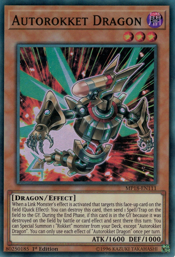 Autorokket Dragon - MP18-EN111 - Super Rare - 1st Edition available at 401 Games Canada