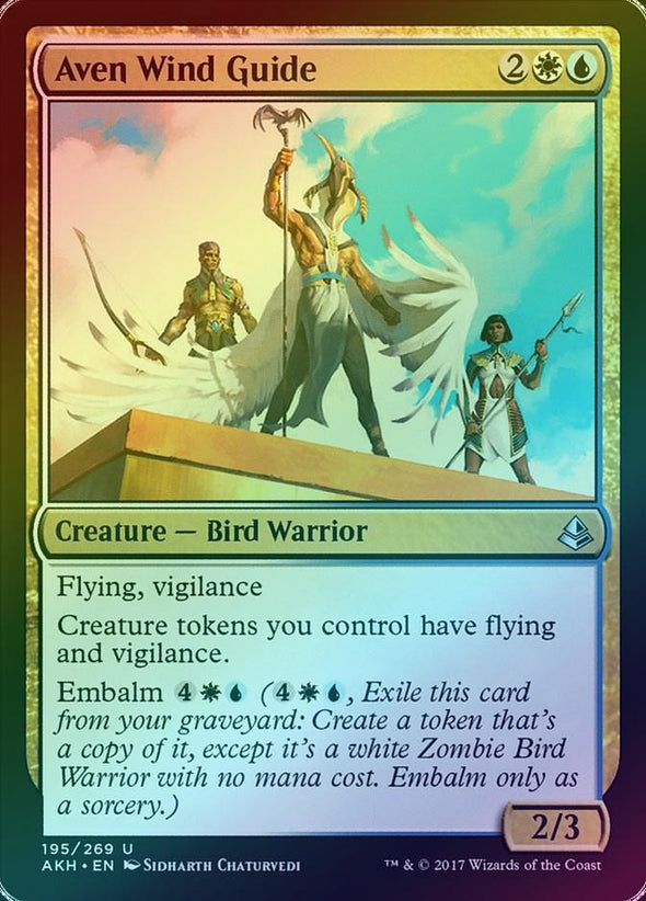 Aven Wind Guide (Foil) (AKH) available at 401 Games Canada