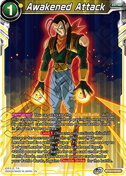 Awakened Attack - BT14-119 - Uncommon available at 401 Games Canada