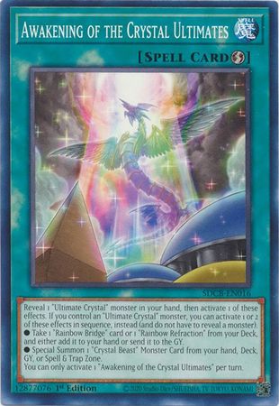Awakening of the Crystal Ultimates - SDCB-EN016 - Common - 1st Edition available at 401 Games Canada