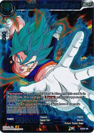 Awe-Inspiring Intimidator SSB Vegito - EX03-08 - Expansion Rare (Foil) available at 401 Games Canada