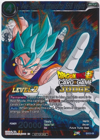 Awe-Inspiring Intimidator SSB Vegito - EX03-08 - Judge Level 2 Promo (Foil) available at 401 Games Canada