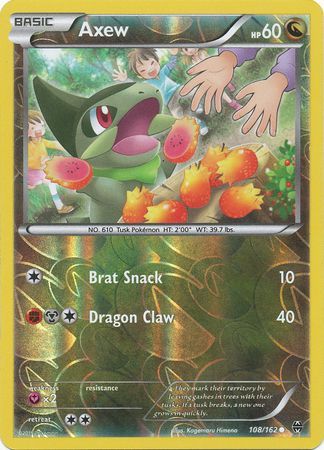 Axew - 108/162 - Common - Reverse Holo available at 401 Games Canada