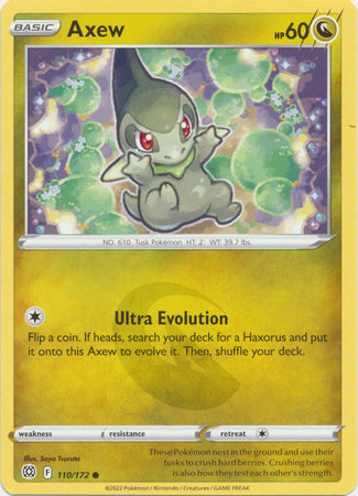 Axew - 110/172 - Common available at 401 Games Canada