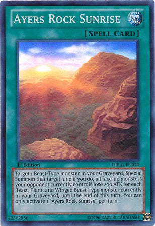 Ayers Rock Sunrise - DRLG-EN020 - Super Rare - 1st Edition available at 401 Games Canada