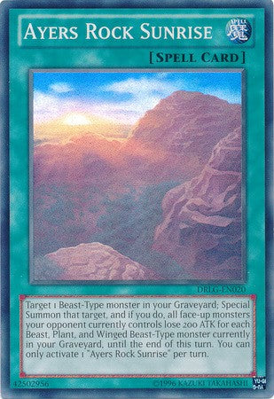 Ayers Rock Sunrise - DRLG-EN020 - Super Rare - Unlimited available at 401 Games Canada