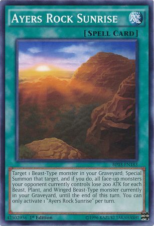 Ayers Rock Sunrise (Shatterfoil) - BP03-EN183 - Shatterfoil Rare - 1st Edition available at 401 Games Canada