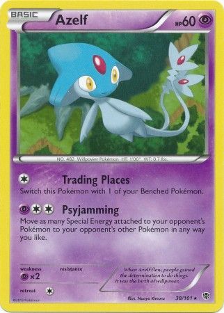 Azelf - 38/101 - Rare available at 401 Games Canada