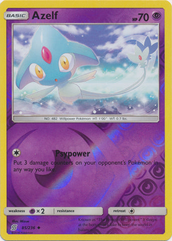 Azelf - 85/236 - Uncommon - Reverse Holo available at 401 Games Canada