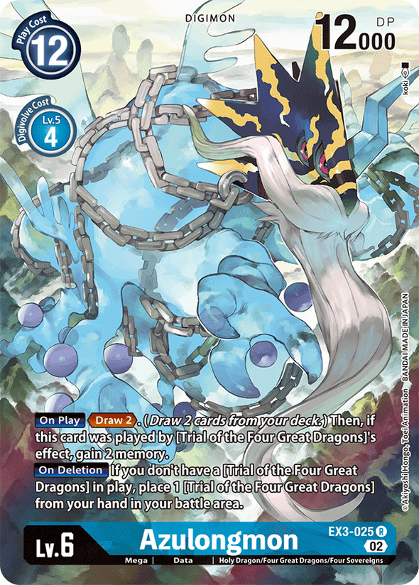 Azulongmon (Alternate Art) - EX3-025 - Rare available at 401 Games Canada