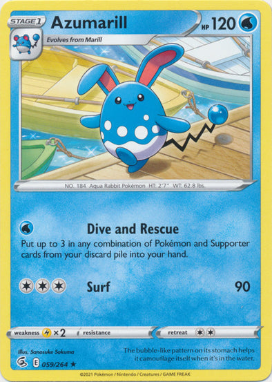 Azumarill - 059/264 - Rare available at 401 Games Canada