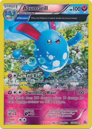 Azumarill - 104/160 - Holo Rare - Reverse Holo available at 401 Games Canada