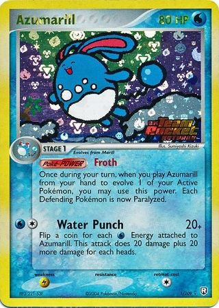 Azumarill - 1/109 - Holo Rare - Reverse Holo available at 401 Games Canada