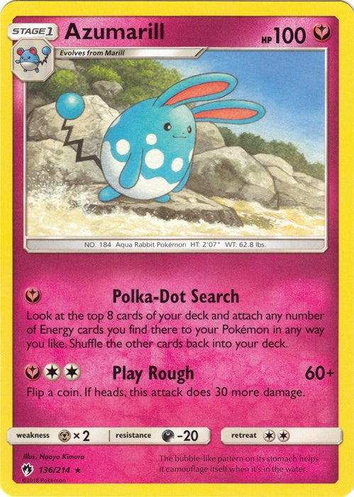 401 Games Canada - Azumarill - 136/214 - Rare